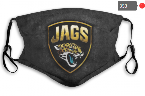 NFL Jacksonville Jaguars #7 Dust mask with filter->nfl dust mask->Sports Accessory